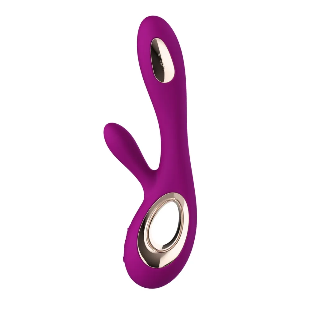 Rabbit vibrátor LELO Soraya Wave s pohybem WaveMotion, tmavě růžový - obrázek 4