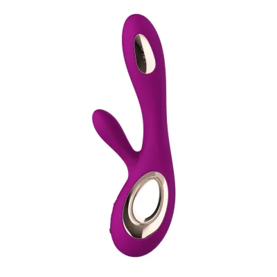 Rabbit vibrátor LELO Soraya Wave s pohybem WaveMotion, tmavě růžový - obrázek 4