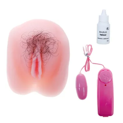 Baile Anthea Magic Flesh vibrační umělá vagína se dvěma otvory - obrázek 8
