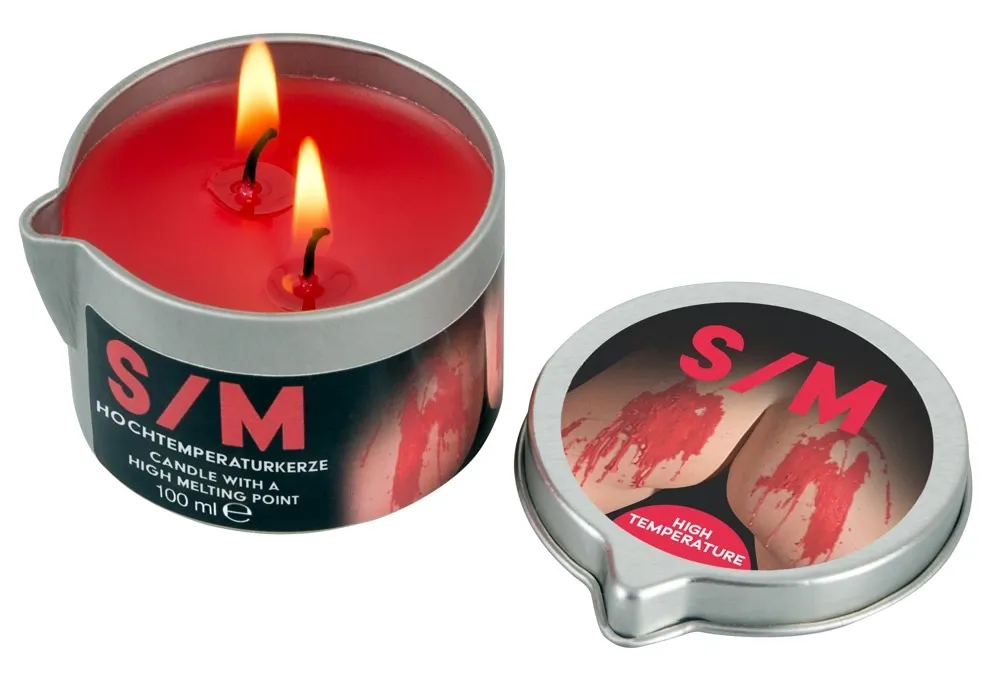 Hřejivá masážní svíčka Mister B Hot Massage Candle, 100 ml - obrázek 3