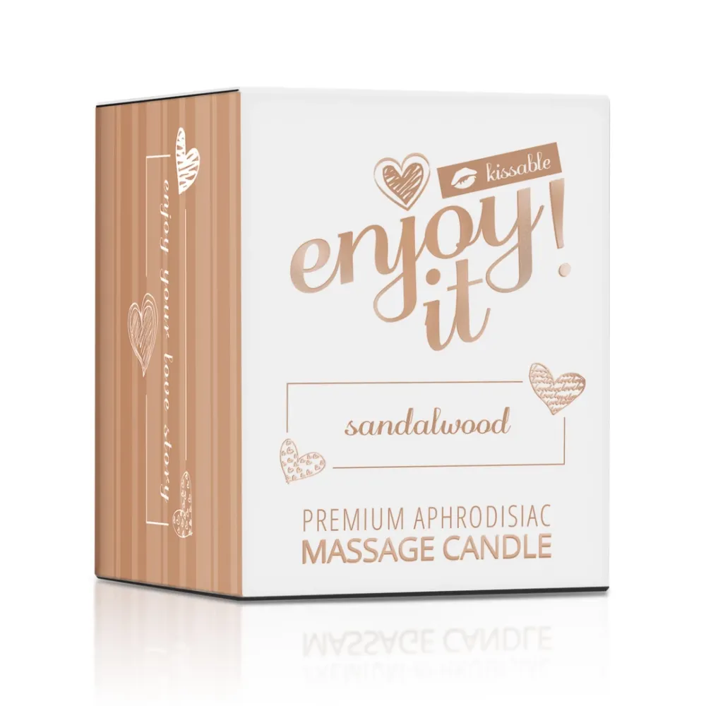 Masážní svíčka Magnetifico Sandalwood s feromony, santalové dřevo, 70 ml - obrázek 8