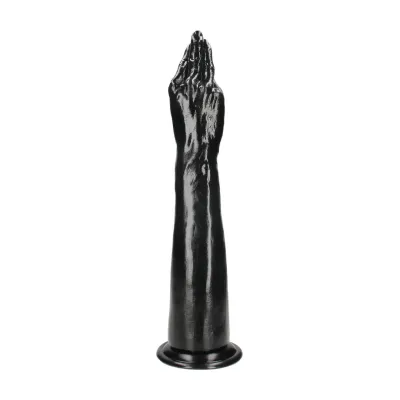Dildo ve tvaru ruky s předloktím Ouch! Helping Hand s přísavkou, černé, 38 cm - obrázek 4