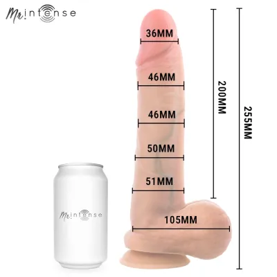 Realistické silikonové dildo Mr. Intense Gary XL s varlaty, 25,5 cm, Ø 5,1 cm - obrázek 5