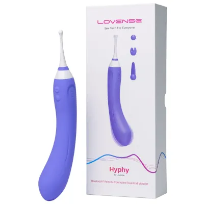 Oboustranný vibrátor Lovense Hyphy s ovládáním aplikací, růžový - obrázek 4
