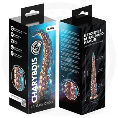 Silikonové dildo chapadlo EPIC Charybdis, velké, 31,5 cm, modré - obrázek 10