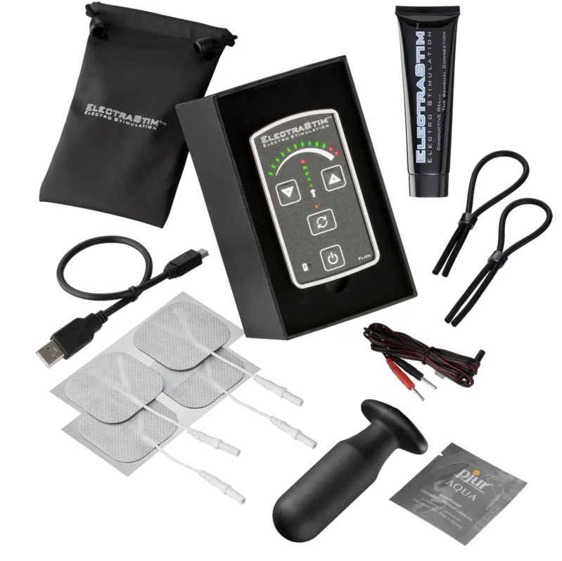 Sada pro elektrostimulaci ElectraStim Flick EM60-M s elektrodou a kroužky