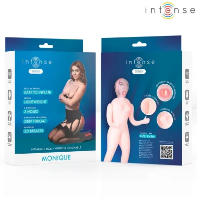 Nafukovací panna Intense Dolls Monique se třemi otvory - obrázek 4
