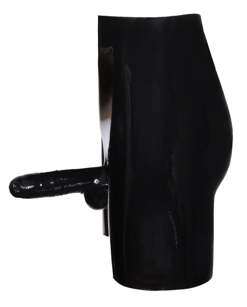 Pánské latexové slipy LateX s vnitřními návleky, černé, S - obrázek 7