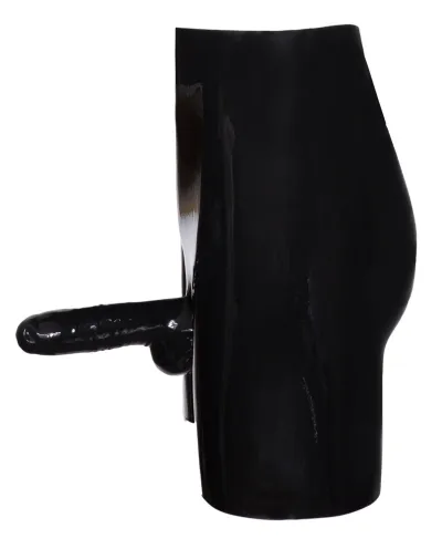 Pánské latexové slipy LateX s vnitřními návleky, černé, S - obrázek 7