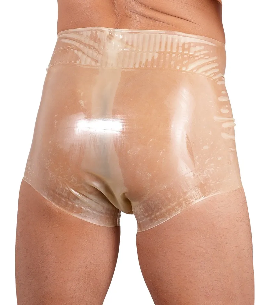 Latexové plenkové kalhotky LateX, průhledné tělové, unisex, S - obrázek 3