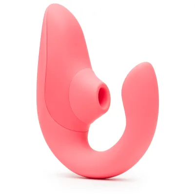 Rabbit vibrátor s tlakovým stimulátorem klitorisu Womanizer Blend, zářivě růžový (Rose) - obrázek 3