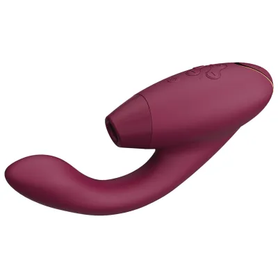 Rabbit vibrátor s tlakovým stimulátorem klitorisu Womanizer Duo 2, bordó - obrázek 5