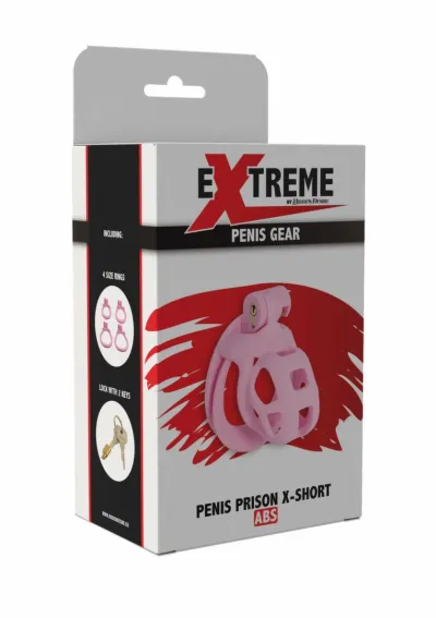 Klec cudnosti Hidden Desire Extreme X-Short Cage System, ABS plast, černá - obrázek 2
