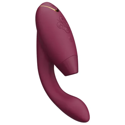 Rabbit vibrátor s tlakovým stimulátorem klitorisu Womanizer Duo 2, bordó - obrázek 4