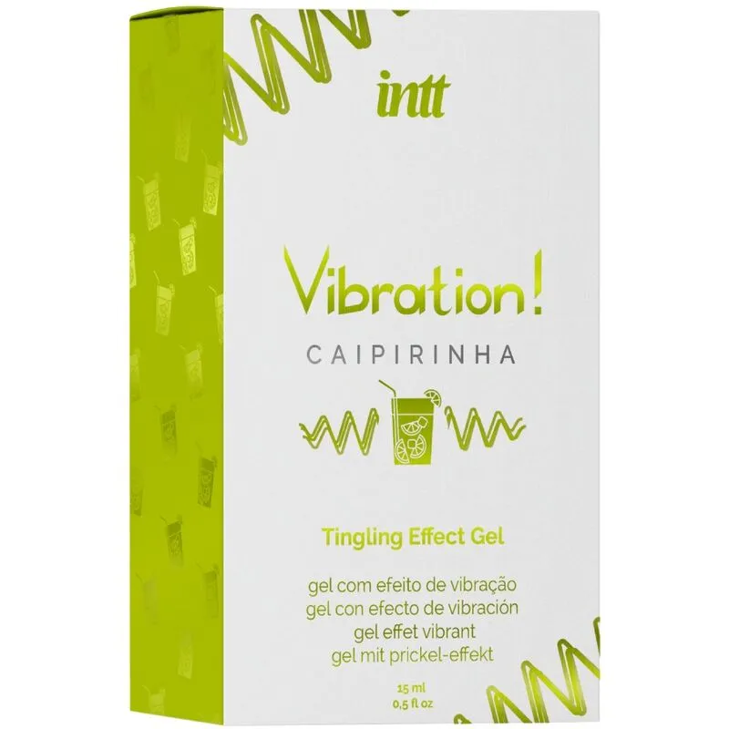 Vibrační stimulační gel INTT Vibration, caipirinha, 15 ml - obrázek 3