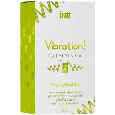 Vibrační stimulační gel INTT Vibration, caipirinha, 15 ml - obrázek 3