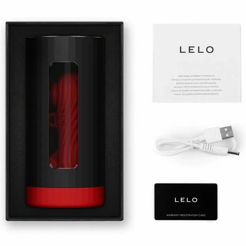 Automatický masturbátor LELO F1S V3 XL s aplikací, červený - obrázek 3