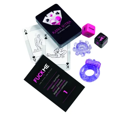 Erotická hra pro páry Tease & Please XXX-ME s doplňky a kartami poloh - obrázek 2