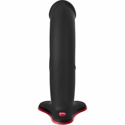 Silikonové dildo na bod G FUN FACTORY The Boss Stub s přísavkou, 18 cm, černé - obrázek 3