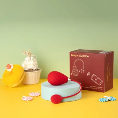 Chytrý vibrátor Magic Motion Magic Sundae s ovládáním aplikací, červený - obrázek 6