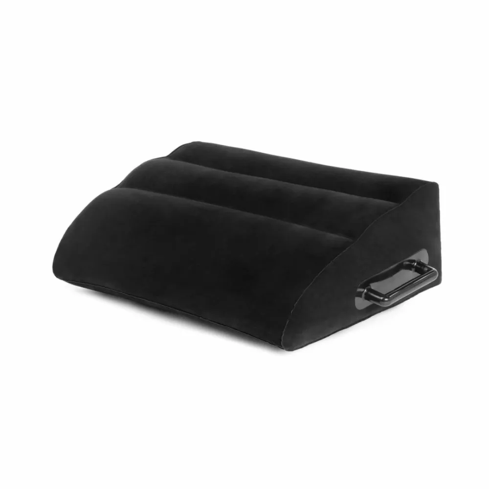 Nafukovací polohovací polštář Bedroom Fantasies Handlebar s madly, černý