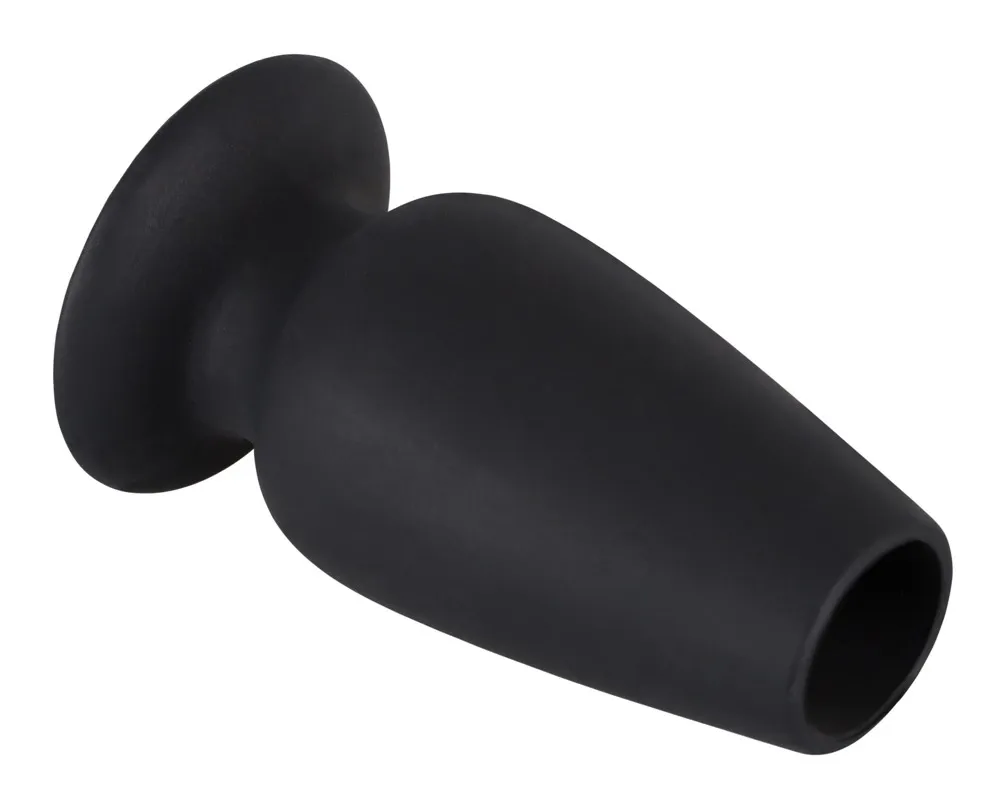 Dutý anální kolík You2Toys Lust Tunnel Plug M, silikon, černý, 10 cm - obrázek 4
