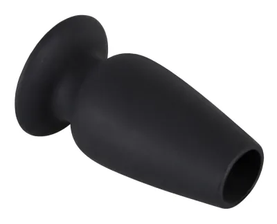 Dutý anální kolík You2Toys Lust Tunnel Plug M, silikon, černý, 10 cm - obrázek 4