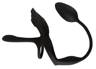 Vibrační systém pro páry Couples Choice RC Multi Function 5 v 1, černý - obrázek 3