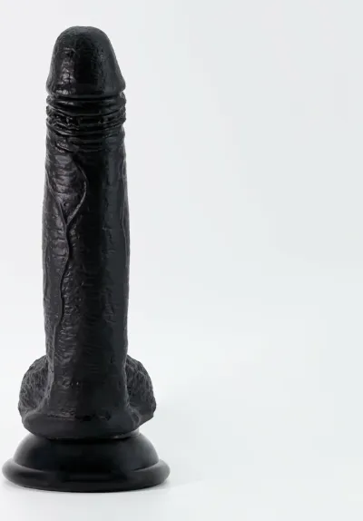 Crushious Inviktus silikonové dildo s přísavkou 19 cm černé - obrázek 5