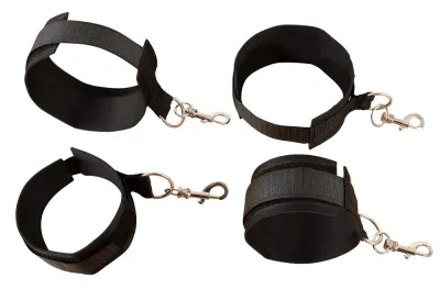 Pouta na postel Fetish Fantasy Series Bed Bindings Restraint Kit, černá - obrázek 8