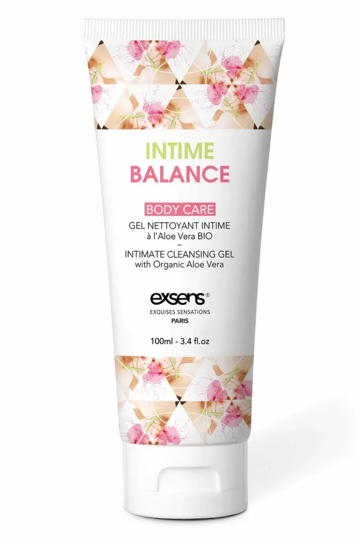 Intimní mycí gel EXSENS Intime Balance s bio aloe vera, 100 ml