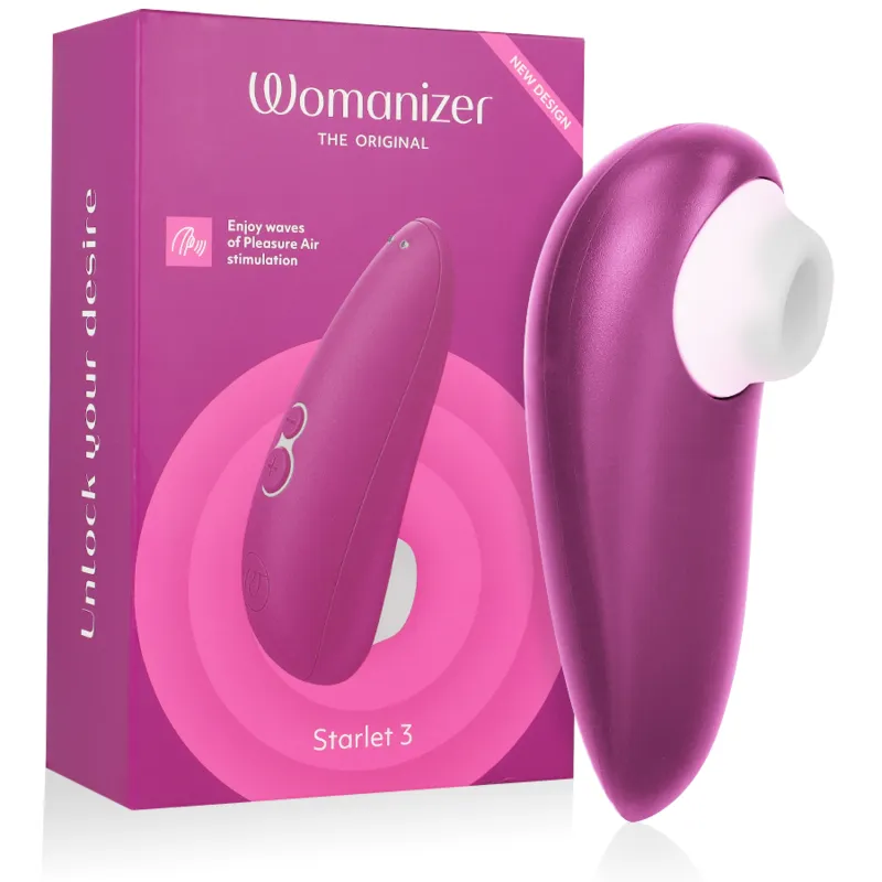 Tlakový stimulátor klitorisu Womanizer Starlet 3, fialový