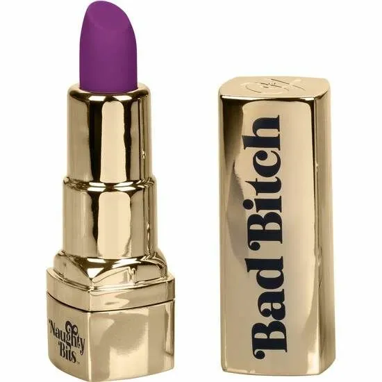 Nabíjecí minivibrátor ve tvaru rtěnky CalExotics Hide & Play Bad Bitch - obrázek 4