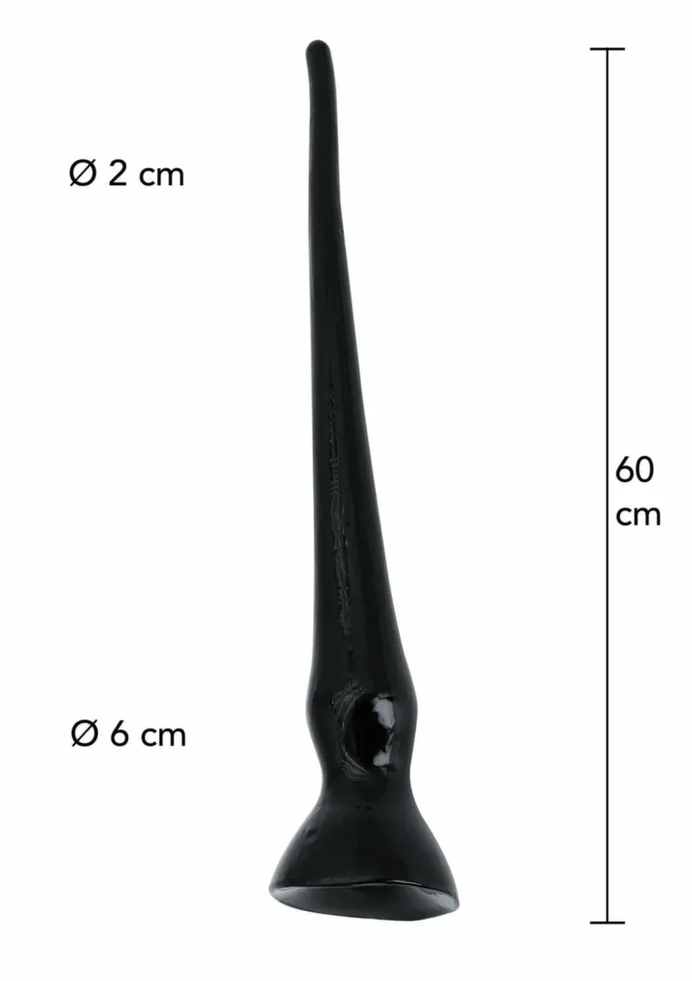Extra dlouhé anální dildo Hidden Desire Extreme Anal Trainer XXL, 60 cm, černé