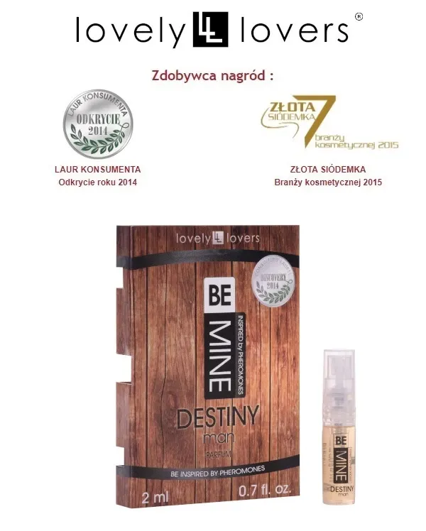 Pánský kapesní parfém Lovely Lovers BEMINE Destiny, I-L-Molecules, 2 ml - obrázek 4