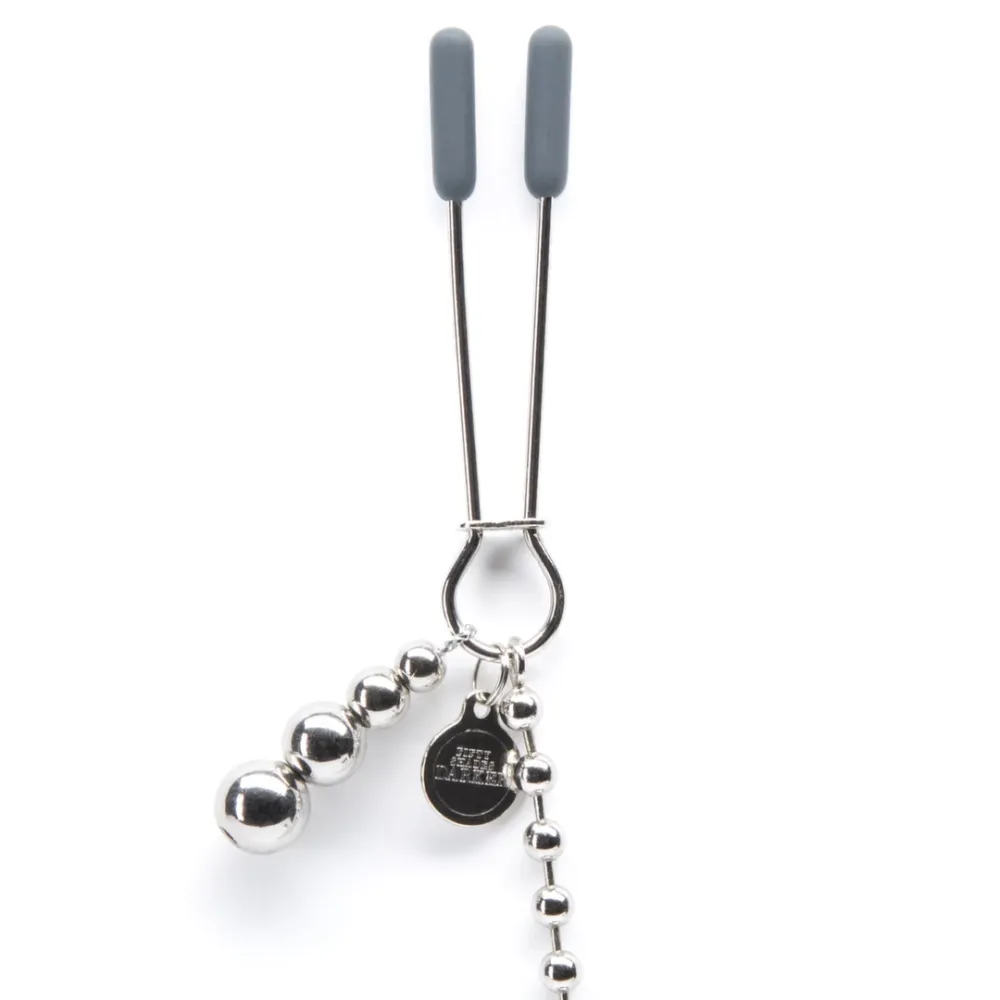 Svorky na bradavky s řetízkem Fifty Shades of Grey Darker At My Mercy, 48,3 cm - obrázek 2