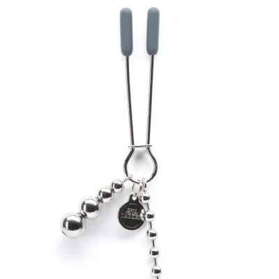 Svorky na bradavky s řetízkem Fifty Shades of Grey Darker At My Mercy, 48,3 cm - obrázek 2