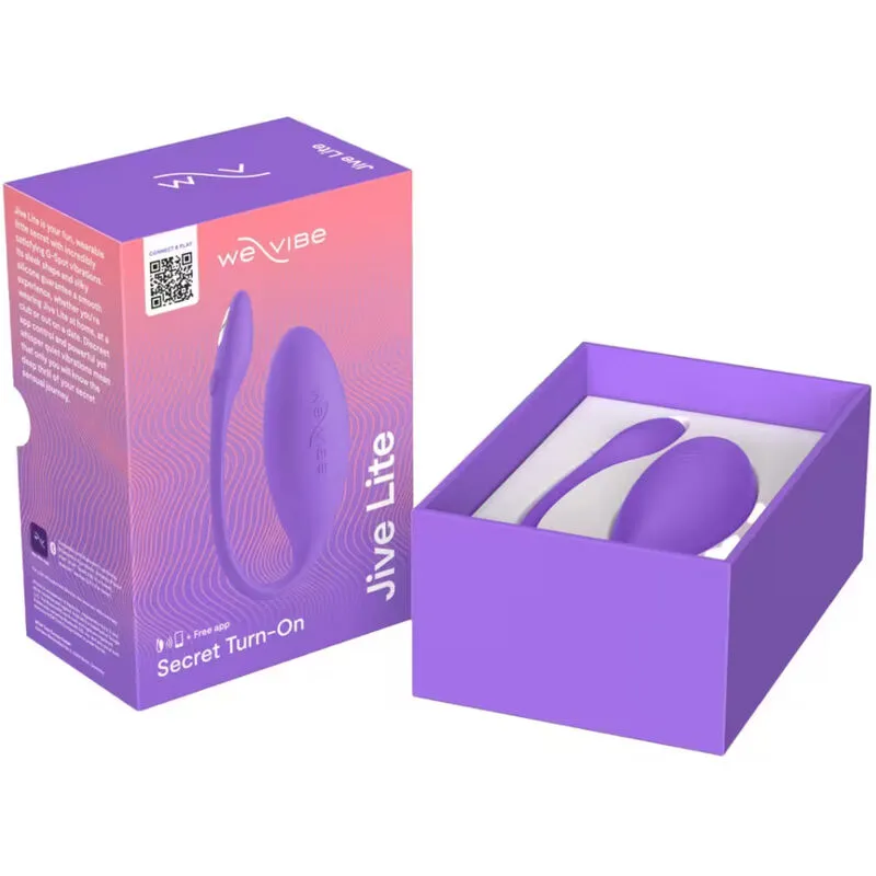 Nositelné vibrační vajíčko We-Vibe Jive Lite s ovládáním aplikací, fialové - obrázek 17