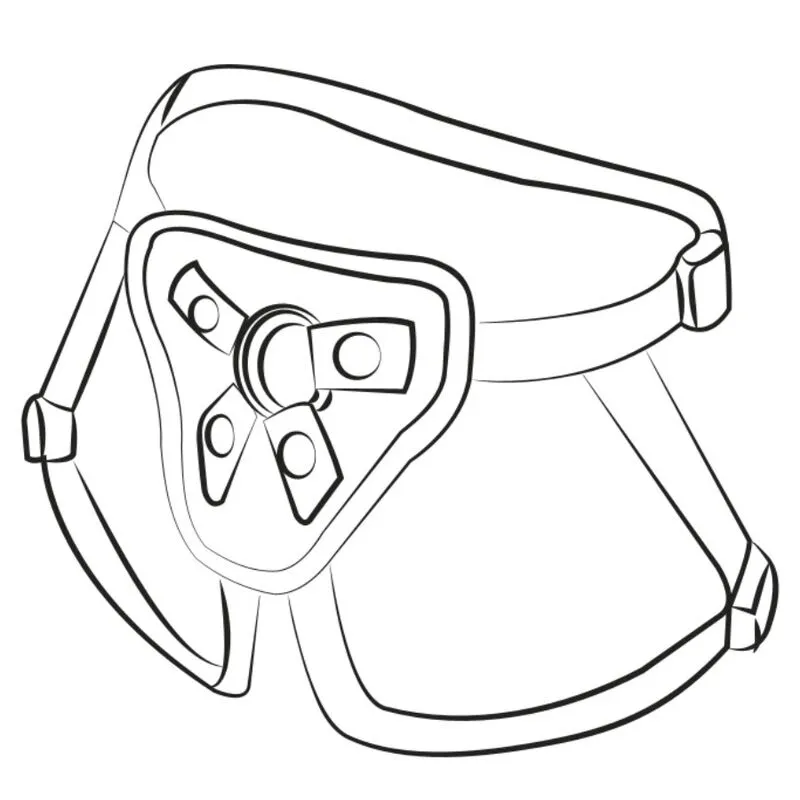Strap-on ROMP Piccolo s postrojem a silikonovým dildem 14 cm, trojbarevný - obrázek 9
