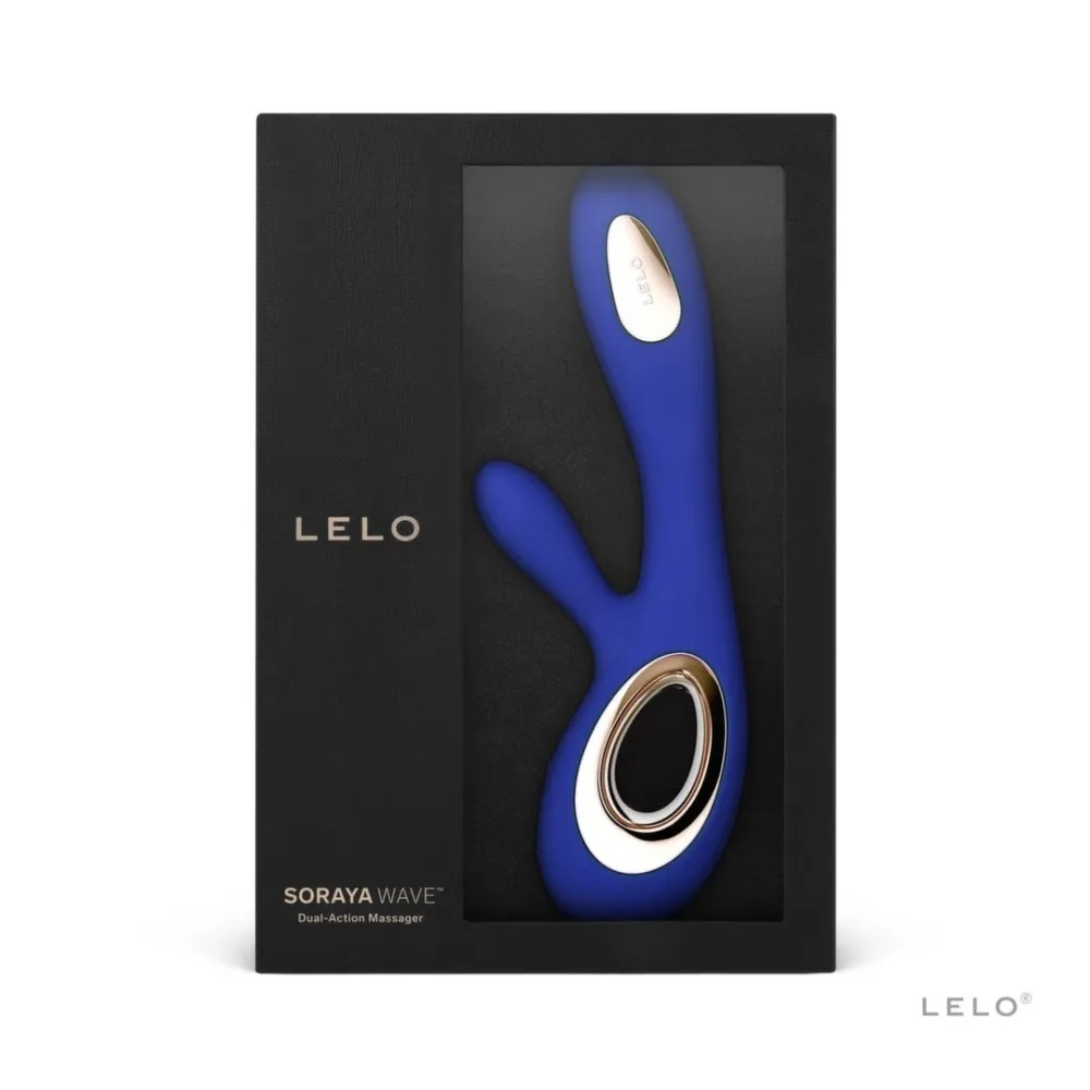 Rabbit vibrátor LELO Soraya Wave s technologií WaveMotion, tmavě modrý - obrázek 2