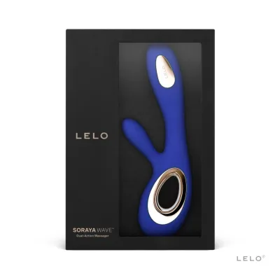 Rabbit vibrátor LELO Soraya Wave s technologií WaveMotion, tmavě modrý - obrázek 2