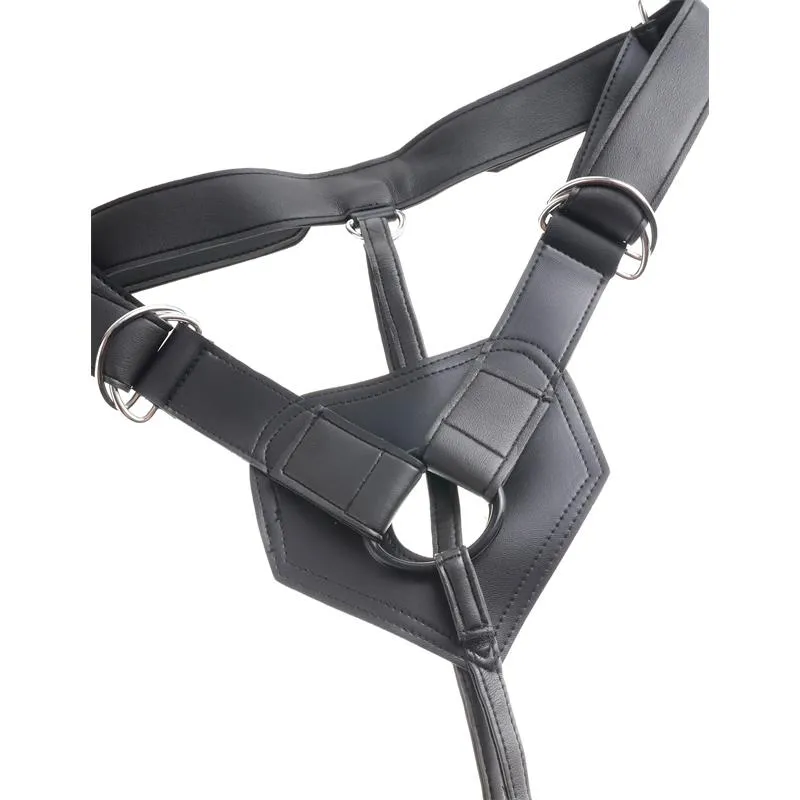 Strap-on King Cock s realistickým dildem 17,8 cm a postrojem, tělový - obrázek 6
