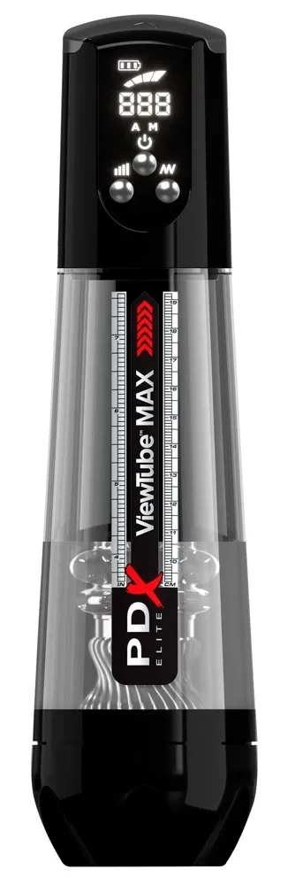 Automatický masturbátor PDX Elite ViewTube Max View s průhledným návlekem - obrázek 3