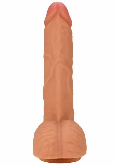 Realistické dildo INFERNO by HIDDEN DESIRE z tekutého silikonu, 23 cm - obrázek 6