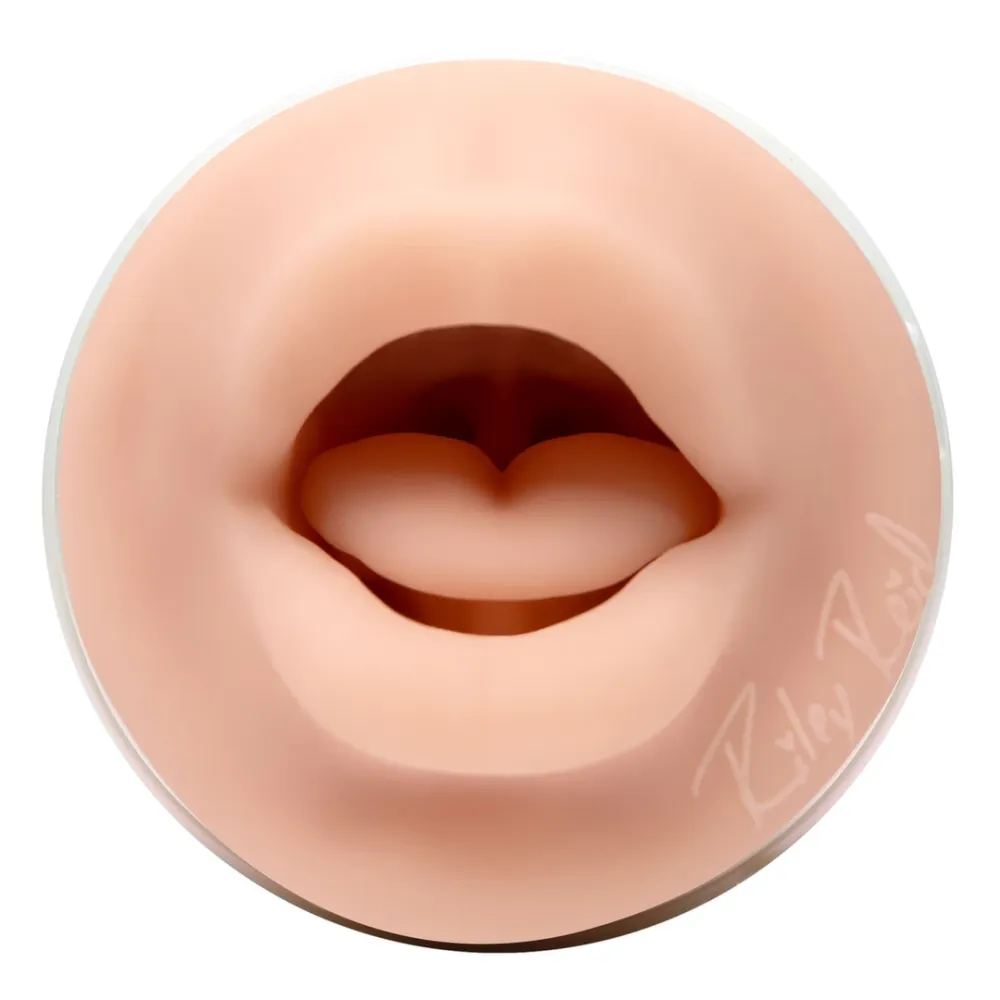 Masturbátor ústa Fleshlight Insomnia Riley Reid Mouth, perleťové pouzdro, 24,7 cm - obrázek 4