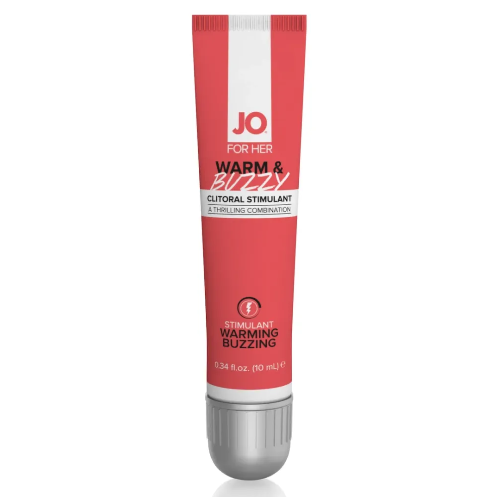 System JO Warm & Buzzy, hřejivý a brnivý stimulační gel na vodní bázi, 10 ml - obrázek 2