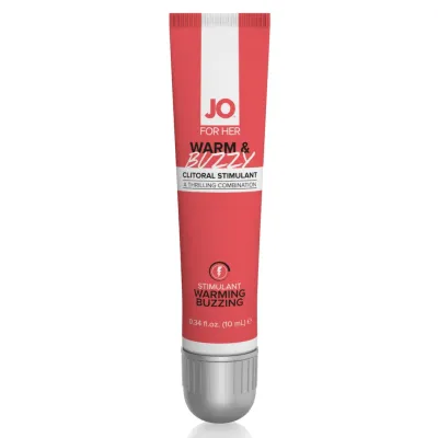 System JO Warm & Buzzy, hřejivý a brnivý stimulační gel na vodní bázi, 10 ml - obrázek 2
