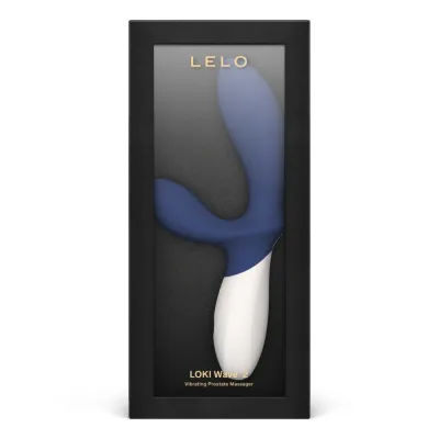 Stimulátor prostaty LELO Loki Wave 2 s pohybem WaveMotion, modrý - obrázek 3