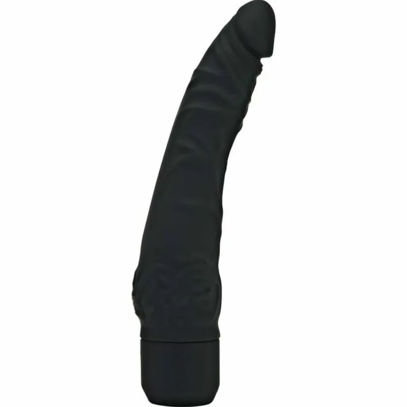 Realistický silikonový vibrátor Get Real Classic Slim, černý