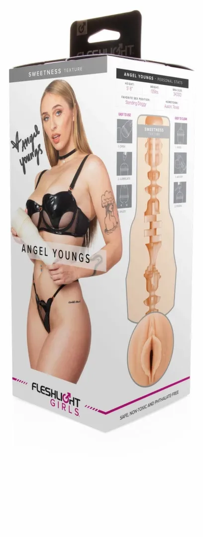 Masturbátor Fleshlight Girls Angel Youngs Sweetness, SuperSkin, 24 cm - obrázek 8